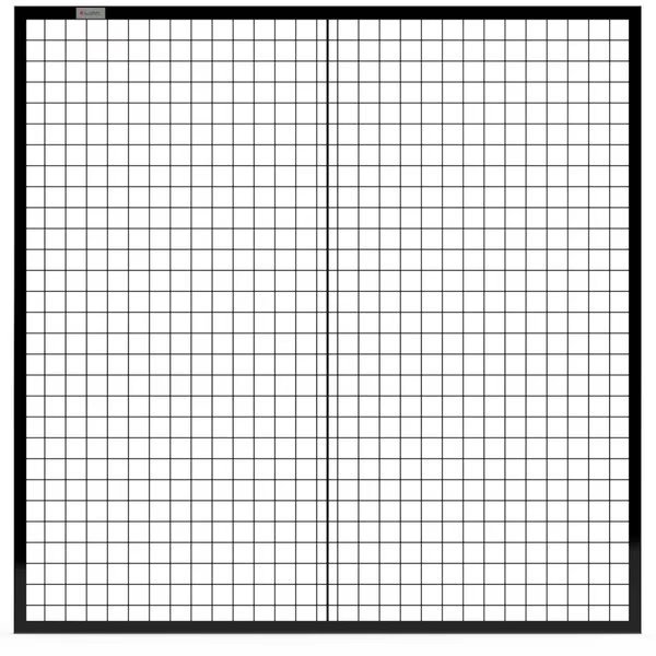 Machine Wire Guard Panel, 5'W, Black, Global Industrial, Mfr#: 800486BK